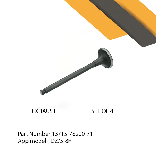 EHSF/13-103| Exhaust Valve Set Toyota 1DZ/5-8F