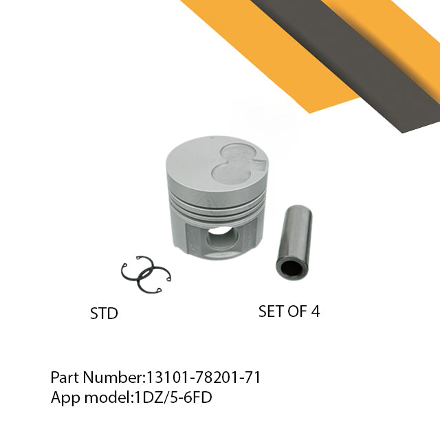 ELSF/3-243| Piston Pin & Snap Ring Toyota 1DZ-5-6FD