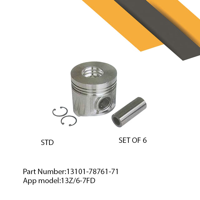 ELSF/3-283| Piston Pin & Snap Ring Toyota 13Z 6-7FD