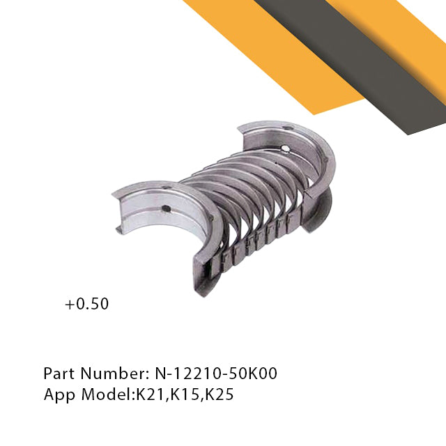 MAIN BEARING SET K15,K21 (0.50)