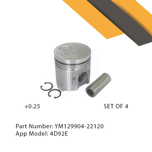 ELSF/3-2113| Piston Pin & Snap Ring 4D92E +0.25