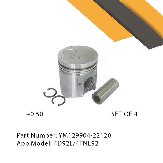 ELSF/3-1543| Piston Pin & Snap Ring 4D92E/4TNE92 +0.50