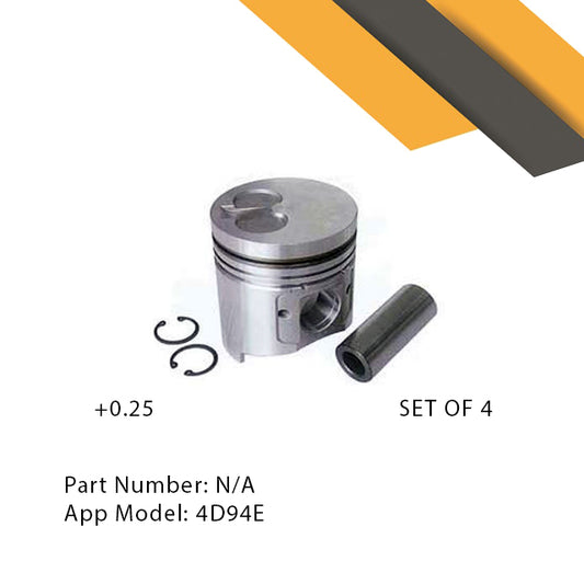 AEDSF/3-296B| Piston Pin & Snap Ring 4D94E +0.25