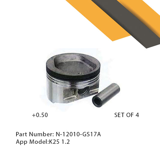 AEDSF/03-131| Piston Pin & Snap Ring K25 1.2 +0.50