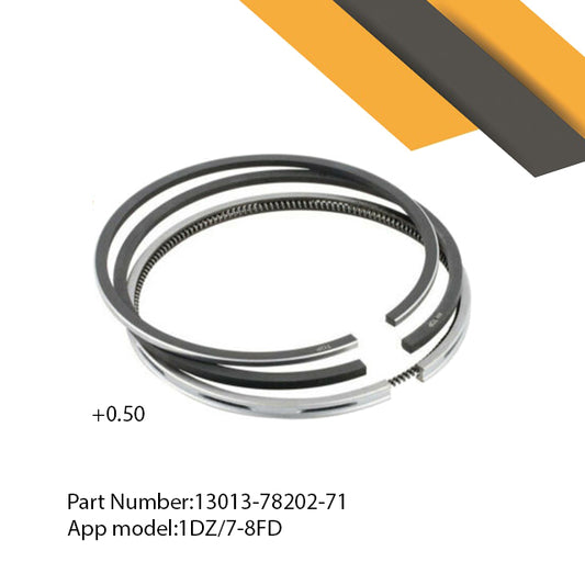 AEDSF/4-59C| Piston Ring Set Toy 1DZ 7-8FD (+0.50)