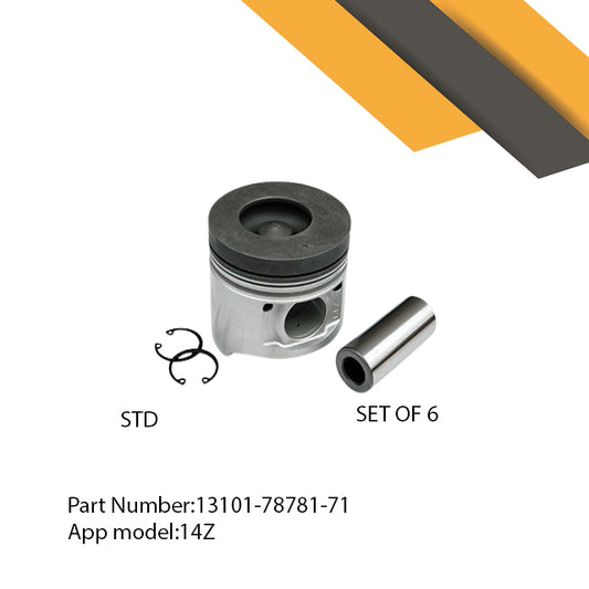 ELSF/3-293| Piston Pin & Snap Ring Toyota 14Z