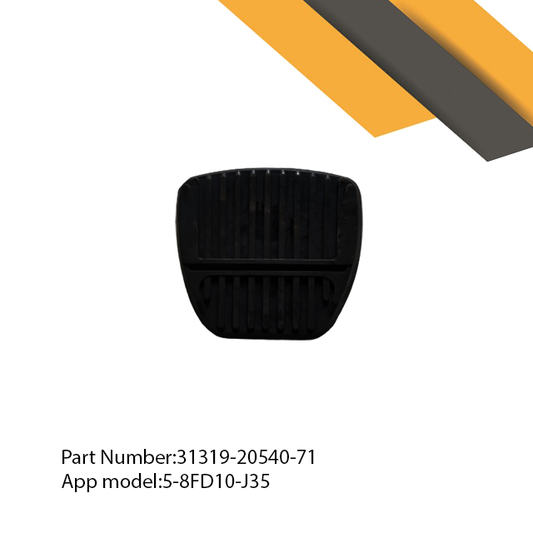 AACSF/33-101A| Pedal Pad Rubber Toyota 5-8FD10-J35