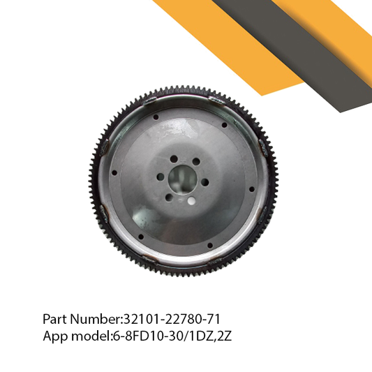 EASF/1-53| Flywheel Toyota 6-8FD10-30/1DZ,2Z